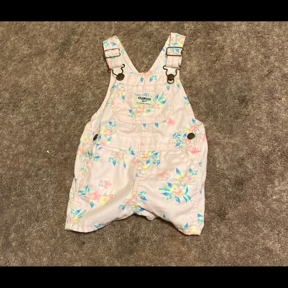 Floral Shortalls Oshkosh